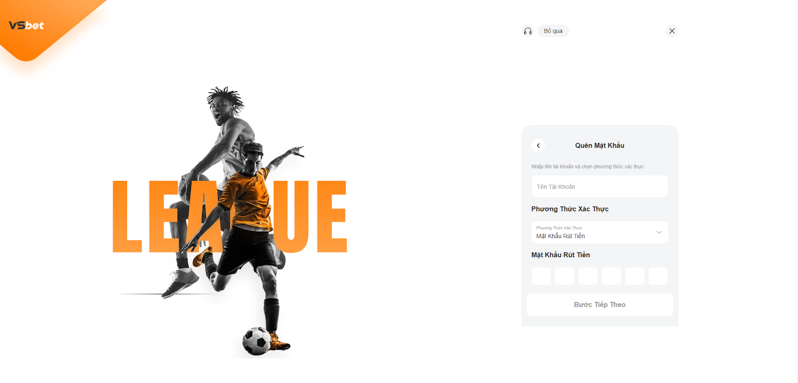 Chuẩn bị đúng thông tin giúp khôi phục mật khẩu vsbet nhanh và chính xác